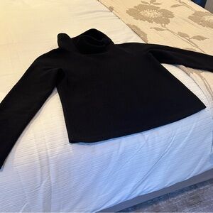 Dudley Stephens Black Turtleneck Sweater